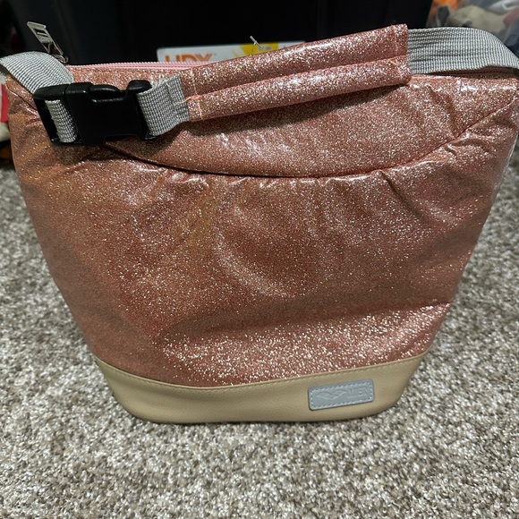 Glittery Pink Lunch Bag - Picture 1 of 5